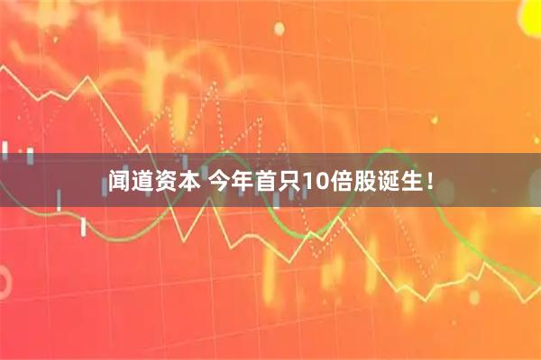 闻道资本 今年首只10倍股诞生！